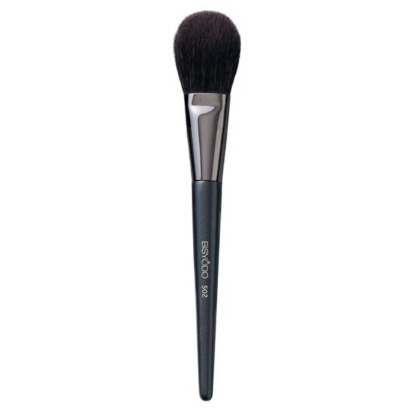 BISYODO フェイスブラシ 木製ハンドル 美粧堂BISYODO ファンデーションブラシ 木製ハンドル